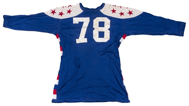 1963 Bobby Lee Bell Game Used Chicago Charities All Star Game Jersey Worn On 8/2/63 Vs. Green Bay Packers (MEARS A8)